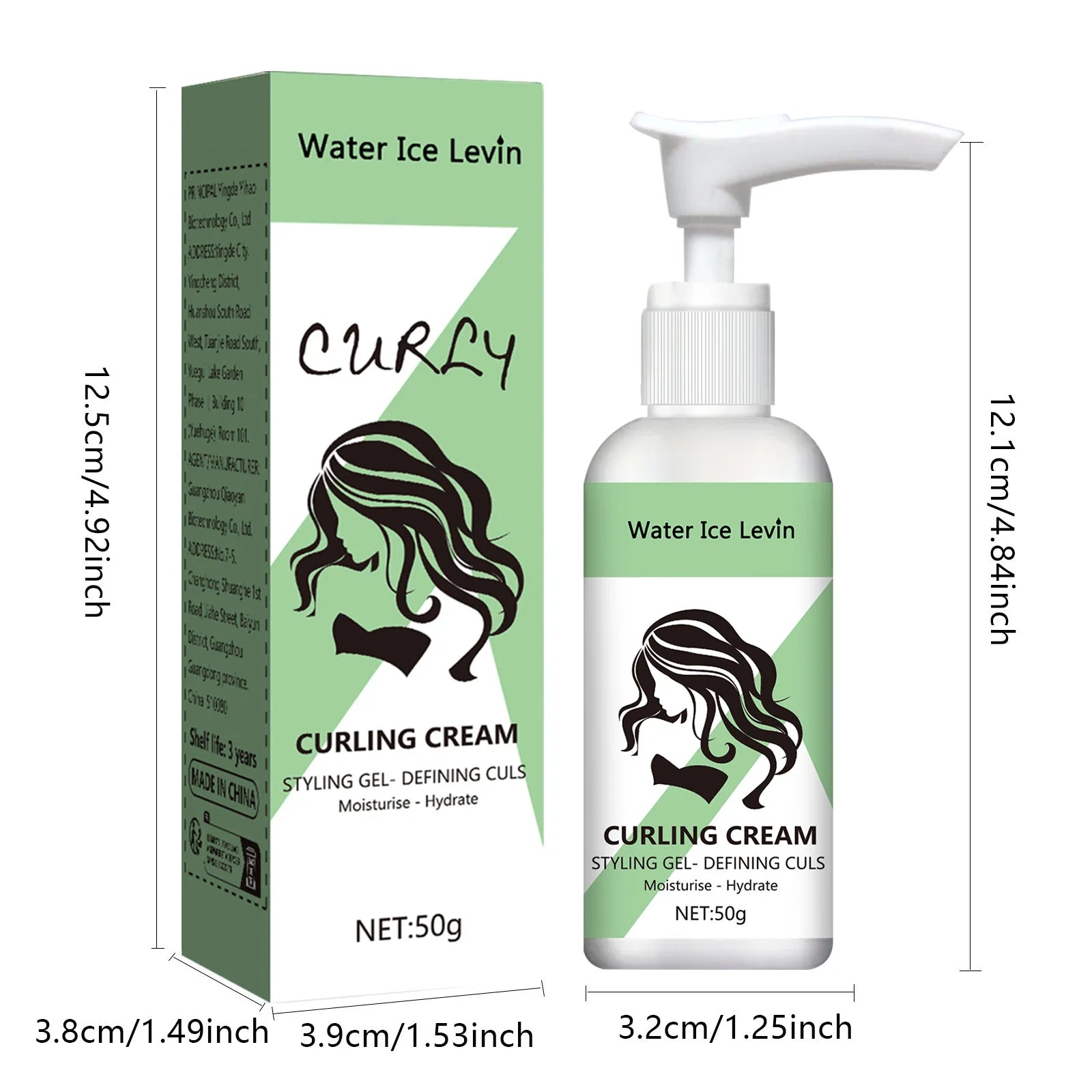 Curly hair Styling cream
