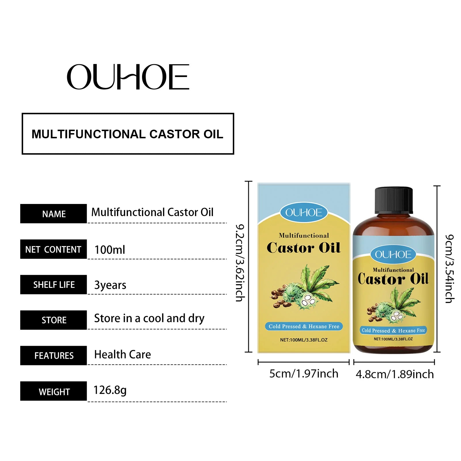 Organic Castor Oil Moisturiser