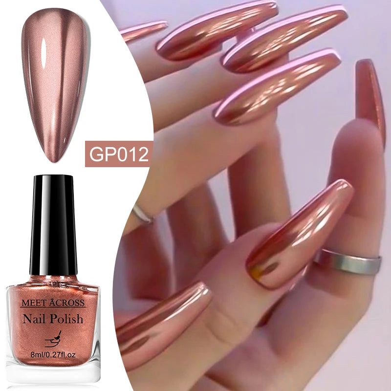 8ml Metallic Nail Polish