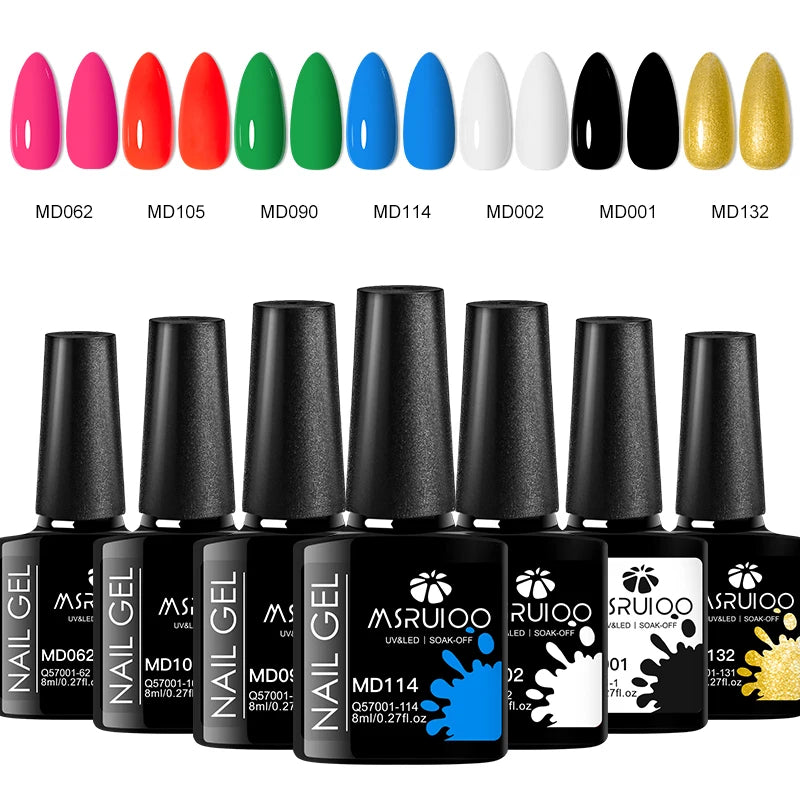 7pc Nail Gel Set