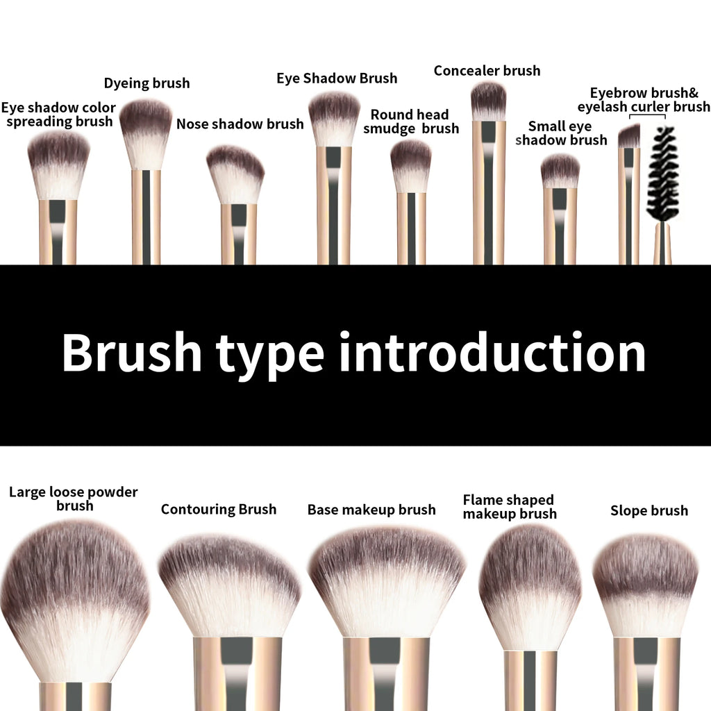 13PCS Makeup Brush Set