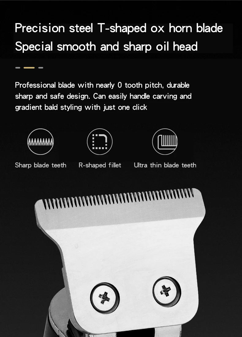 Professional Cordless Barber Hair Clipper set