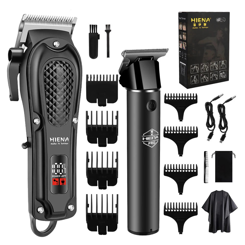 Professional Cordless Barber Hair Clipper set