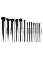 13 all-black makeup brush sets