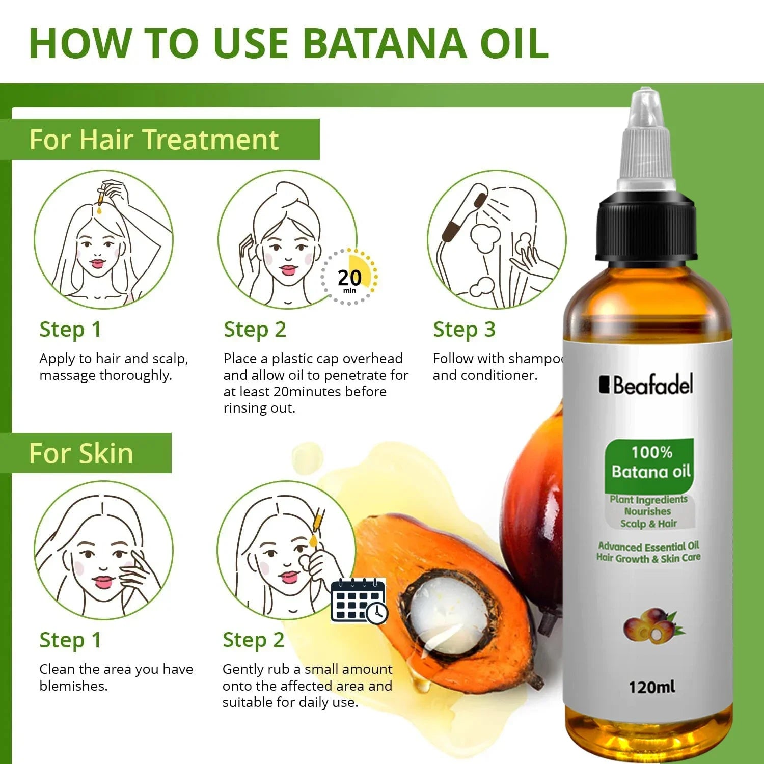 Batana Oil Hair Growth for Men & Women