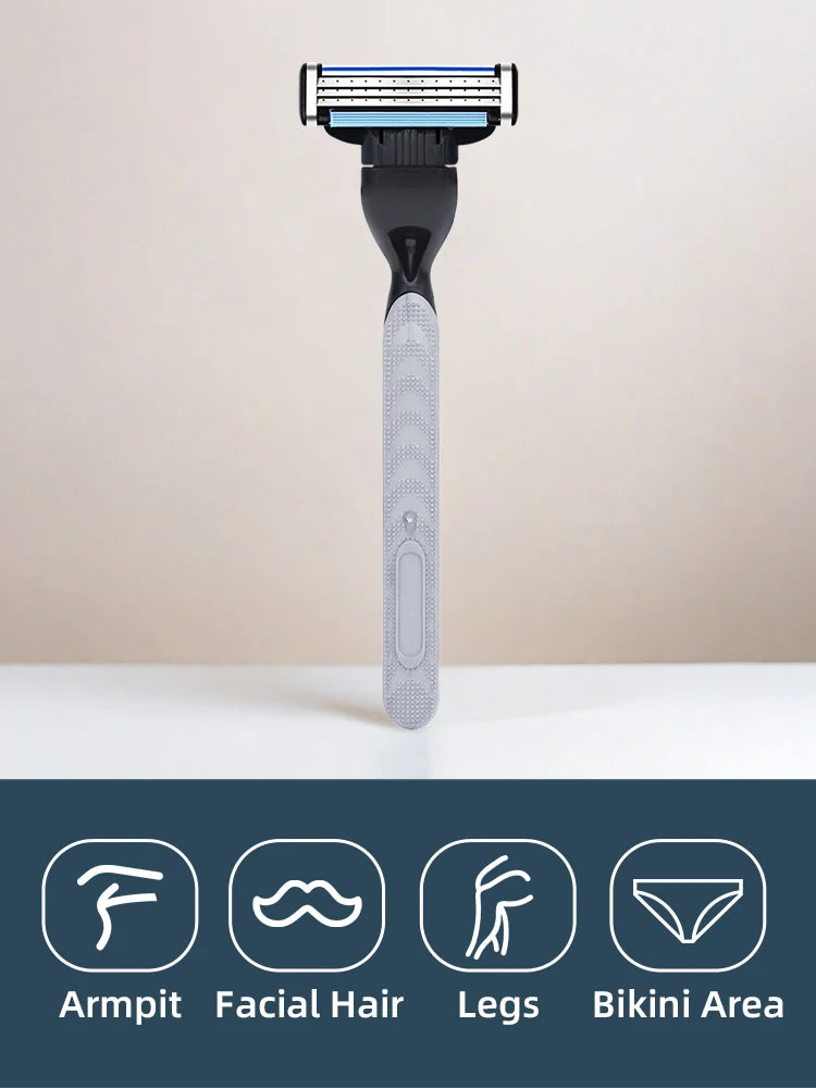 Razor Set with Four Blades