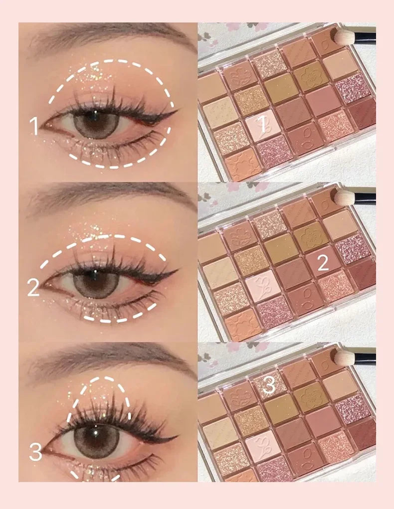 20 Colour Eyeshadow Palette