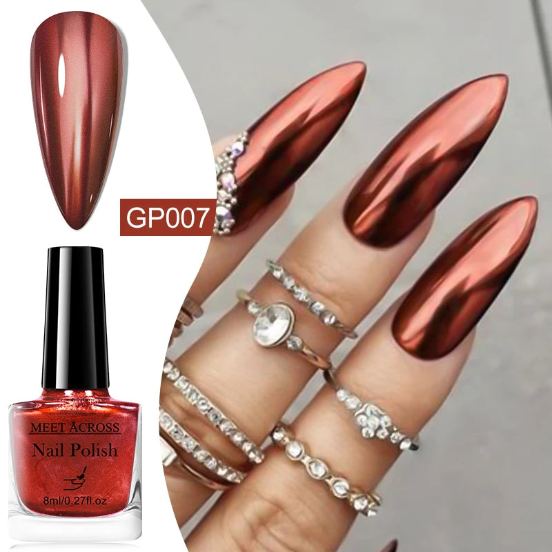 8ml Metallic Nail Polish