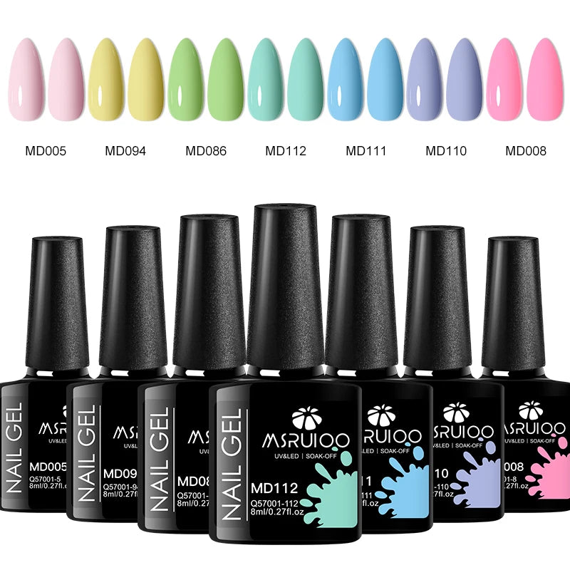 7pc Nail Gel Set