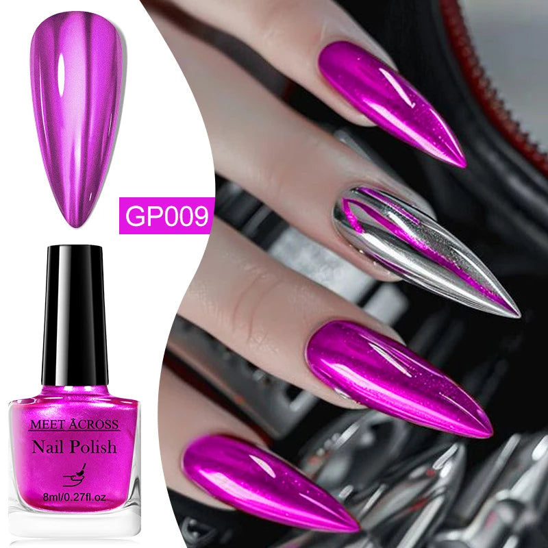 8ml Metallic Nail Polish