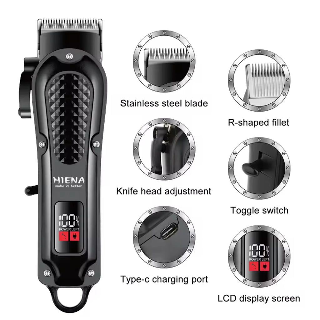 Professional Cordless Barber Hair Clipper set