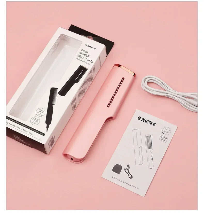 Wireless Hair Straightener Comb