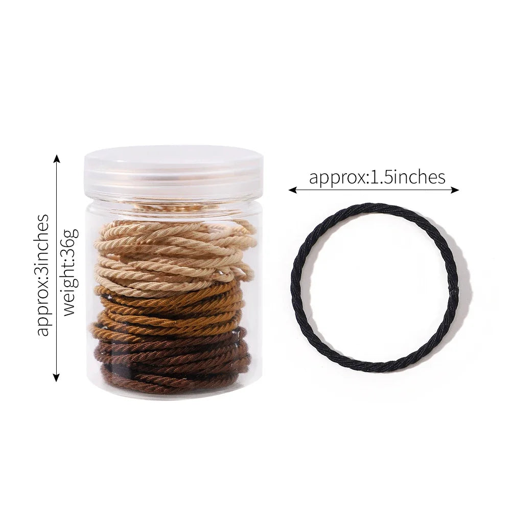 50Pcs Simplicity Hair Ties