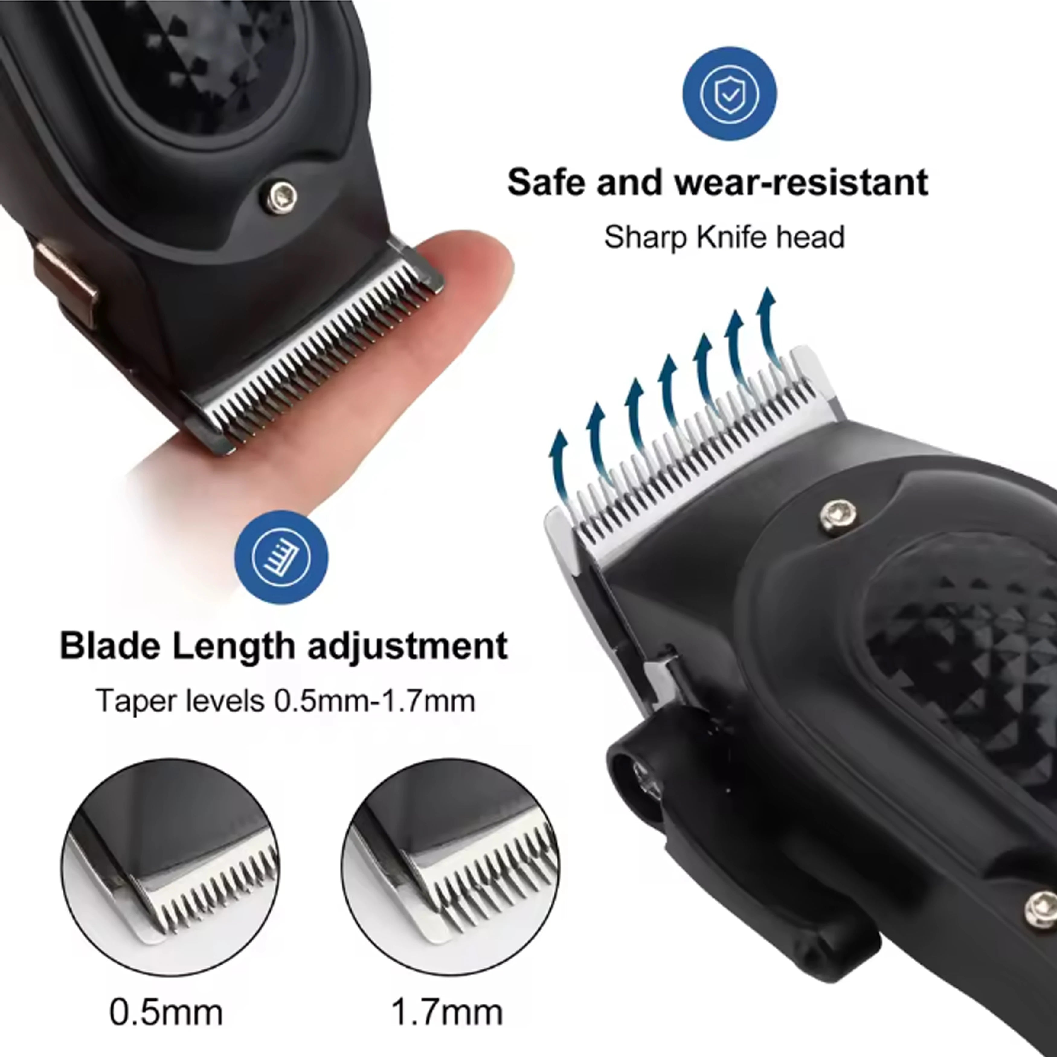 Professional Cordless Barber Hair Clipper set