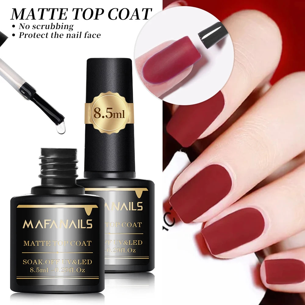 2Pcs set Top Coat & Base Coat Nail Polish