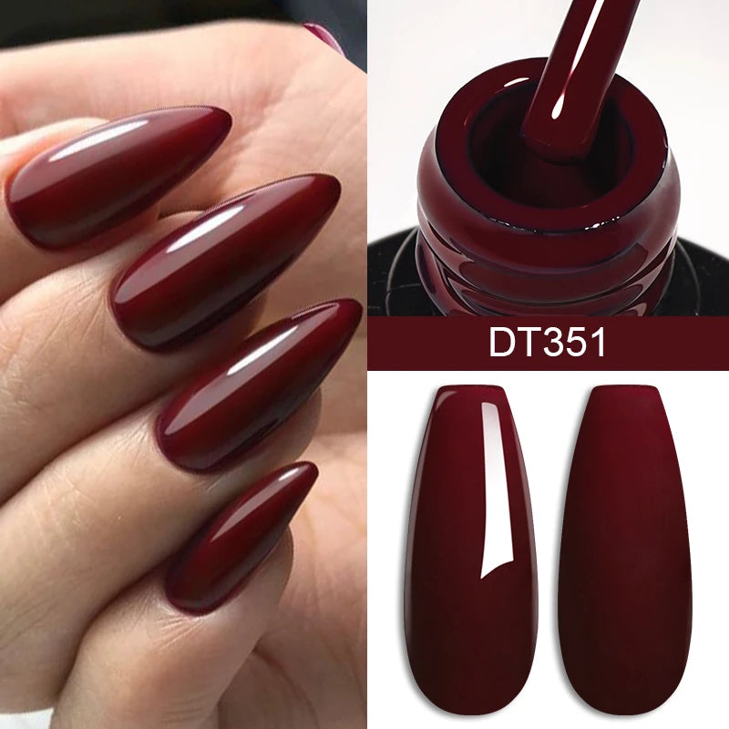MEET ACROSS Red Series Gel Nail Polish