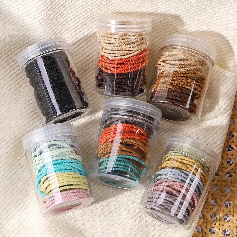 50Pcs Simplicity Hair Ties