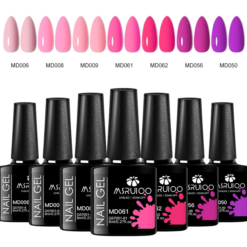 7pc Nail Gel Set