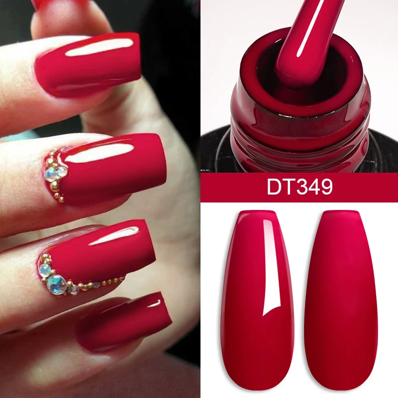 MEET ACROSS Red Series Gel Nail Polish
