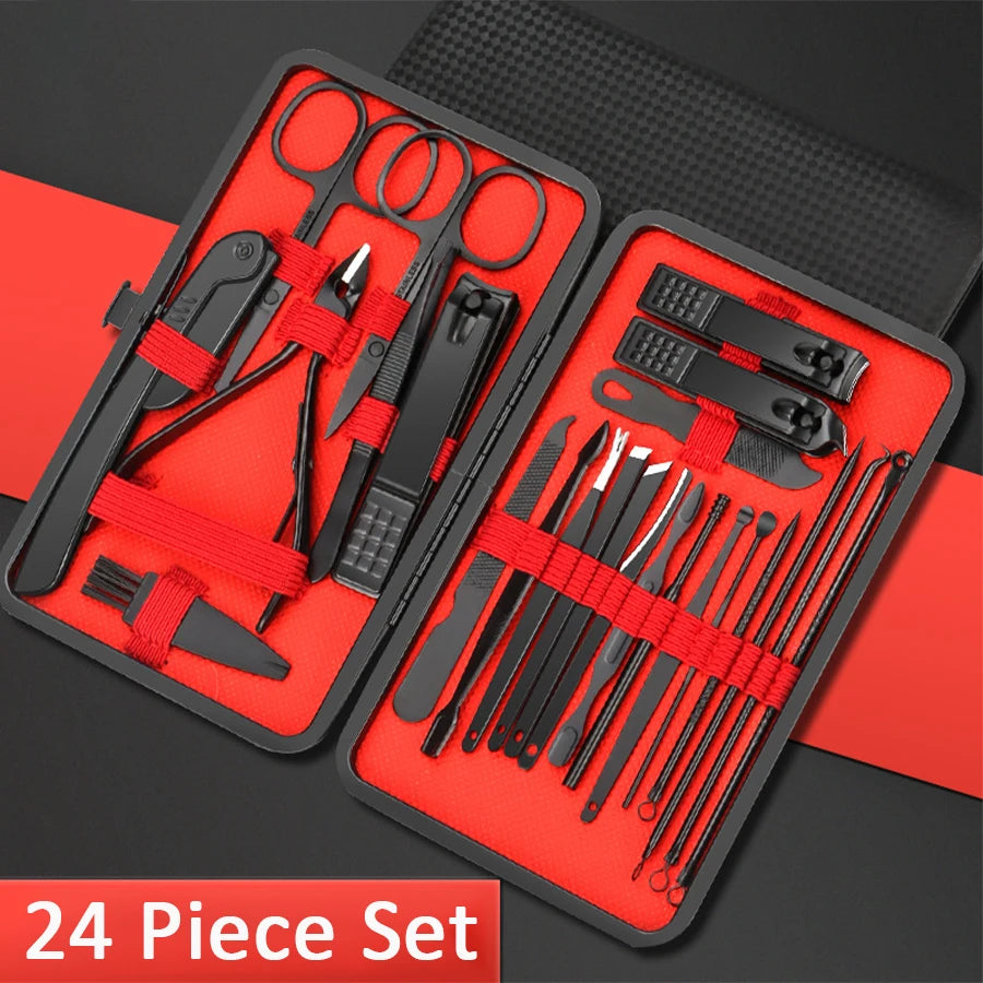 7/18/24PCS Professional Manicure Set