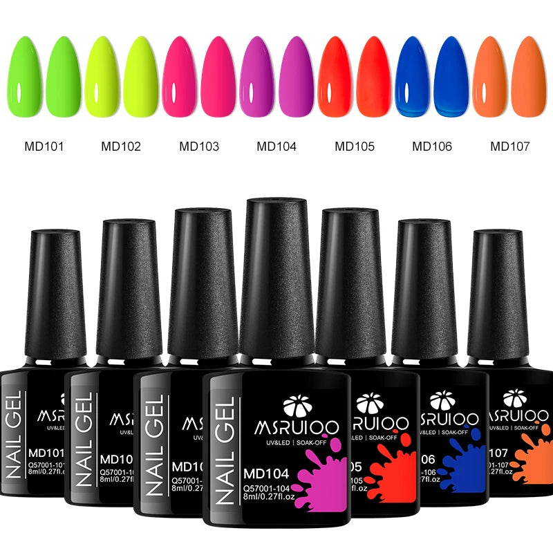 7pc Nail Gel Set