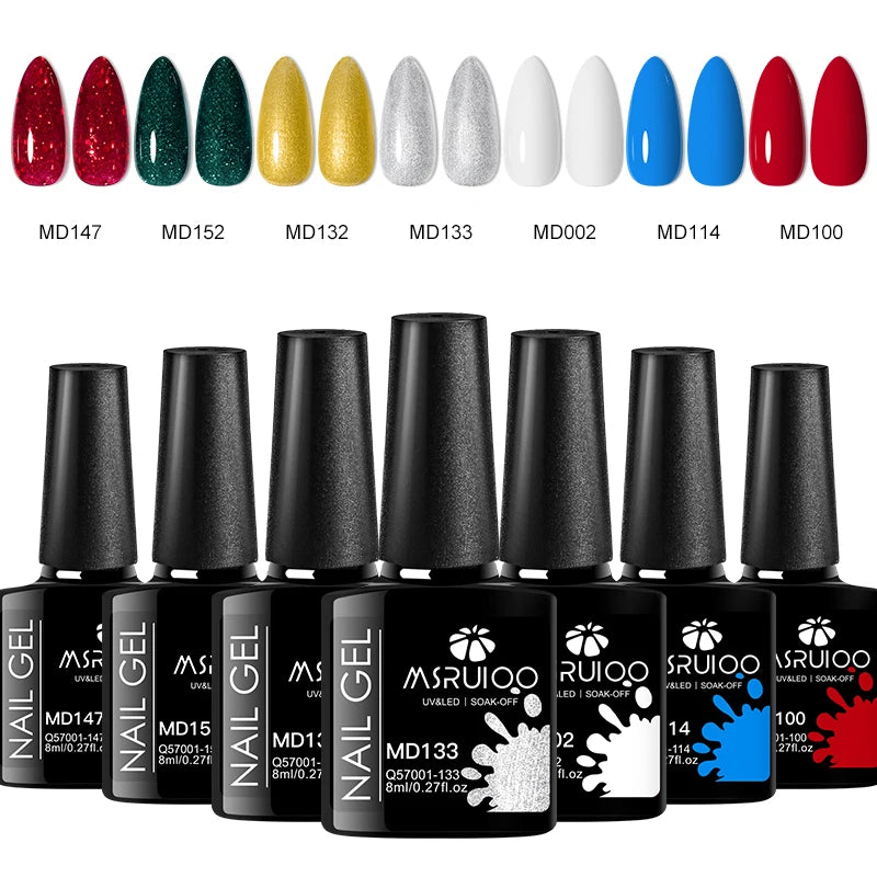 7pc Nail Gel Set