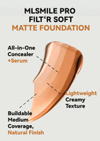 MLSMILE Foundation Waterproof & Sweat resistant