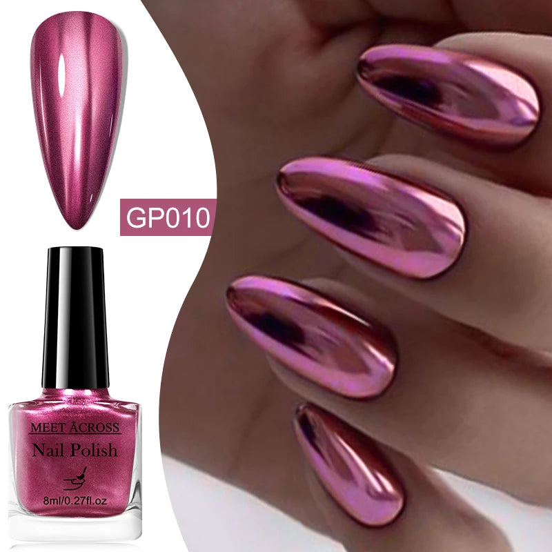 8ml Metallic Nail Polish