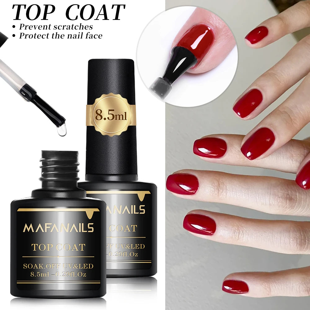 2Pcs set Top Coat & Base Coat Nail Polish