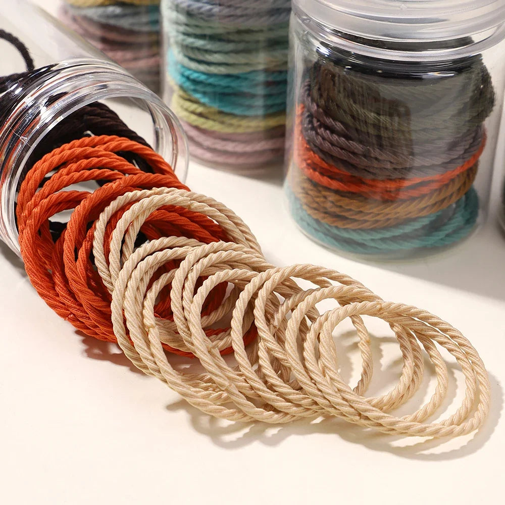 50Pcs Simplicity Hair Ties
