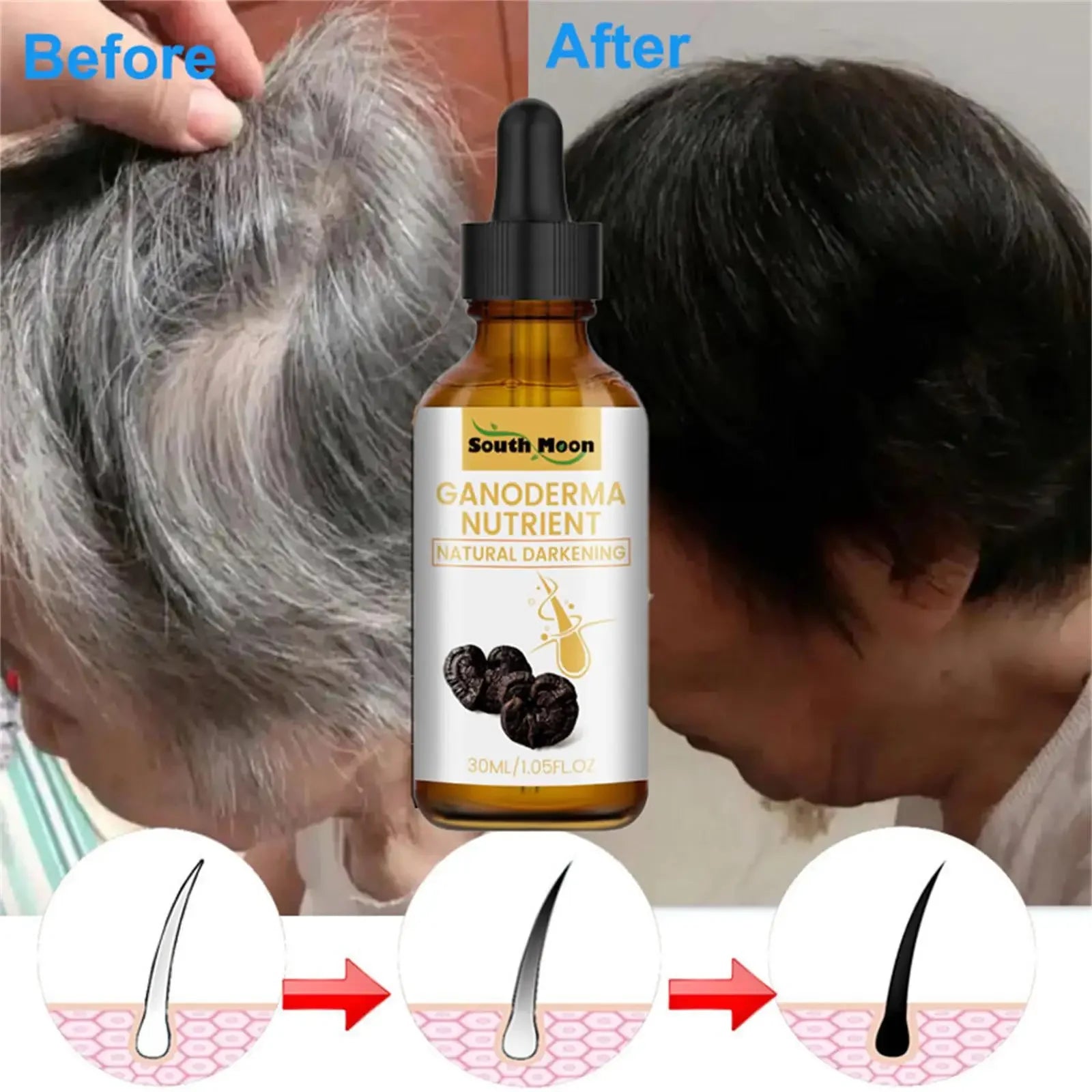 Gray/White Hair Serum