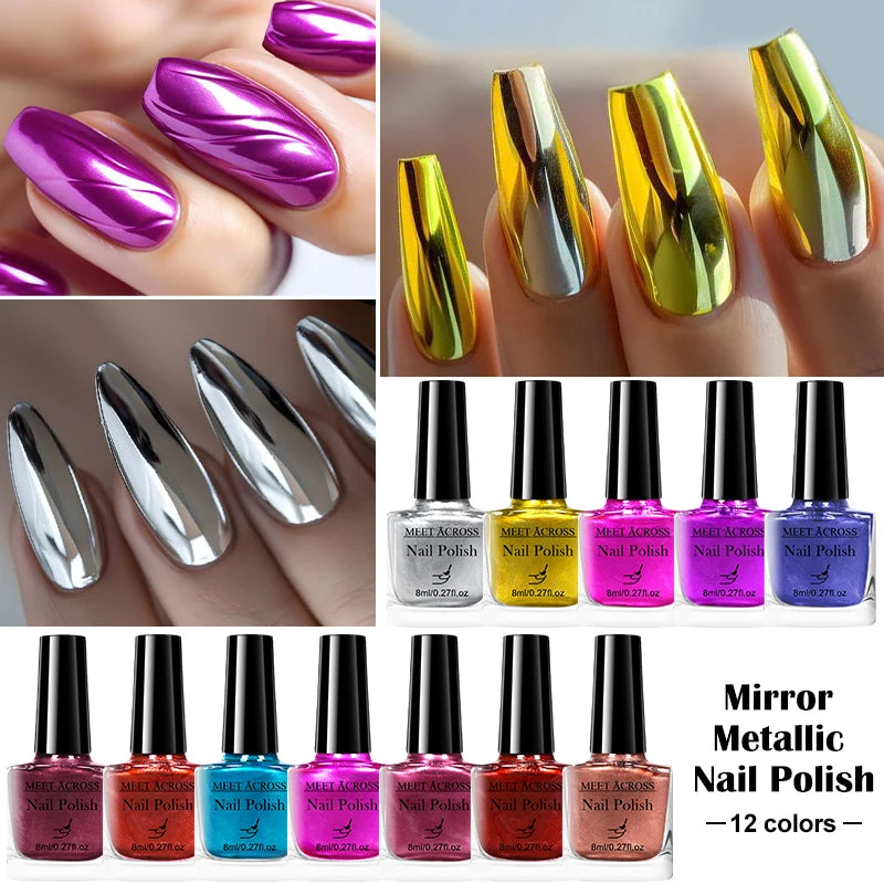 8ml Metallic Nail Polish