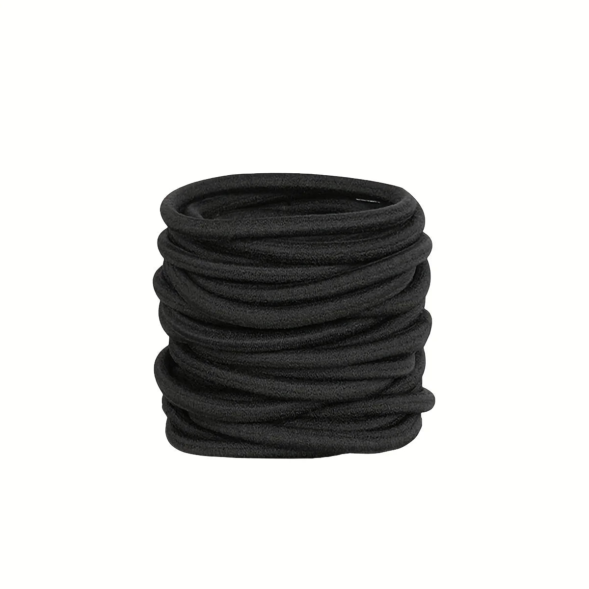 30 pcs Women Black Hair Ties