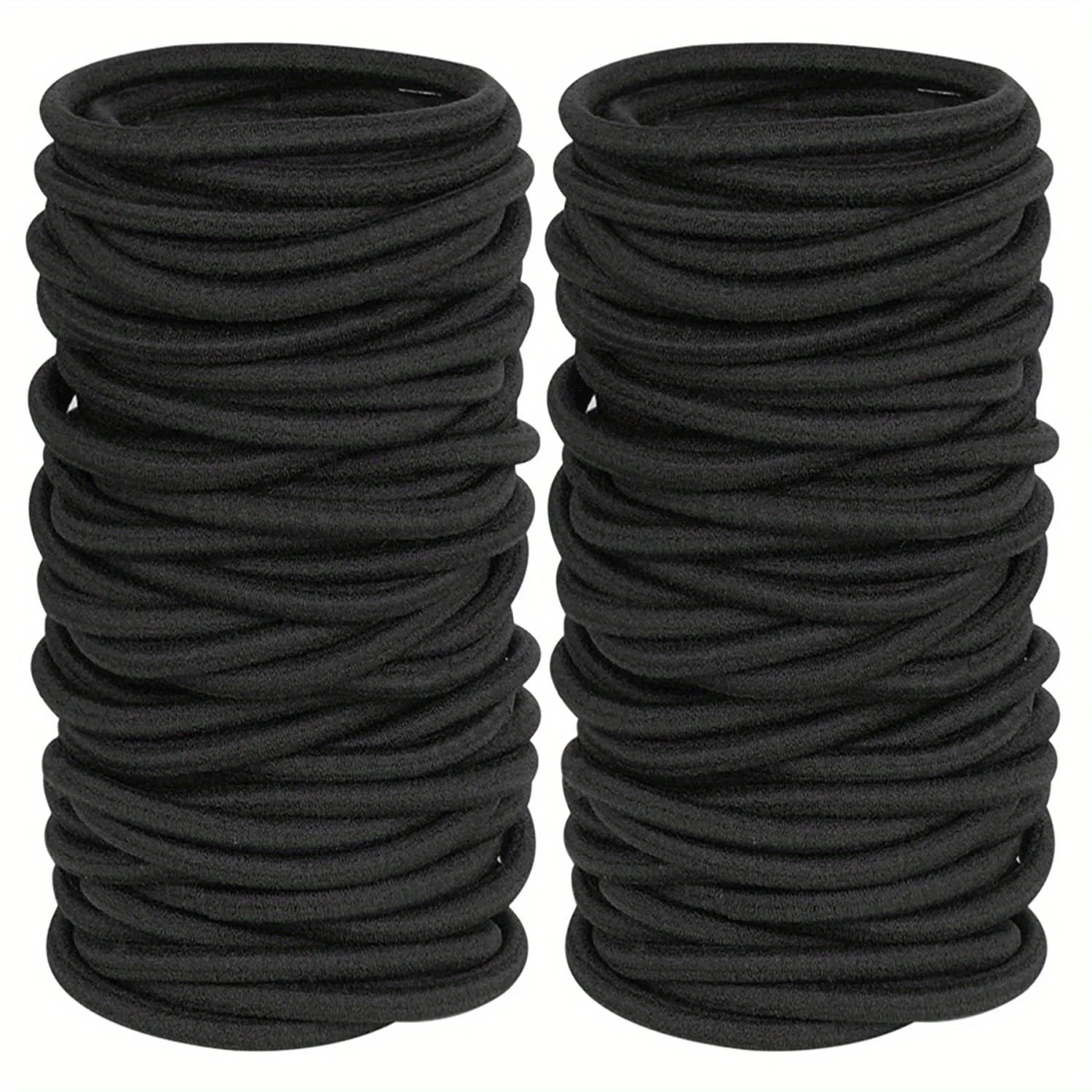 30 pcs Women Black Hair Ties