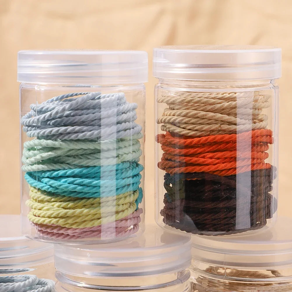 50Pcs Simplicity Hair Ties