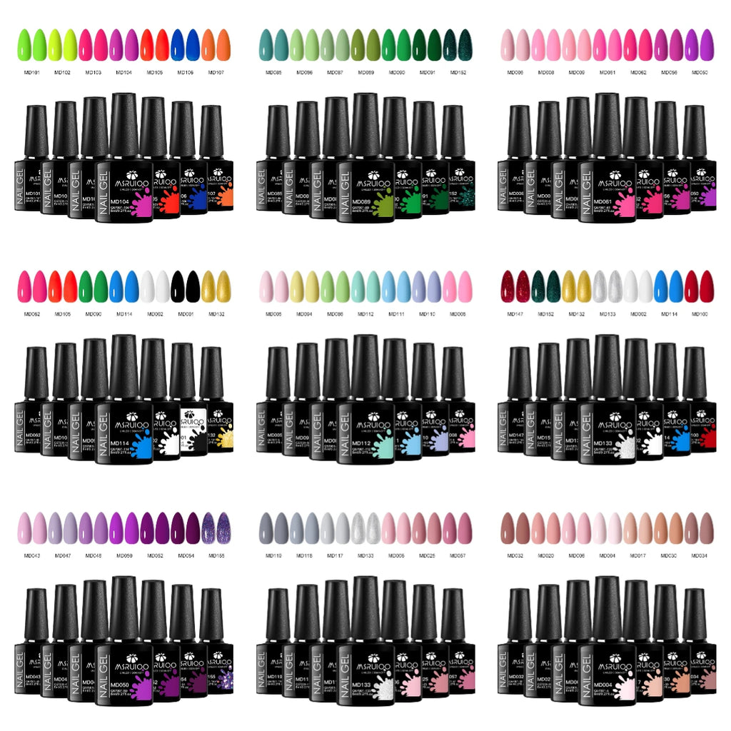 7pc Nail Gel Set