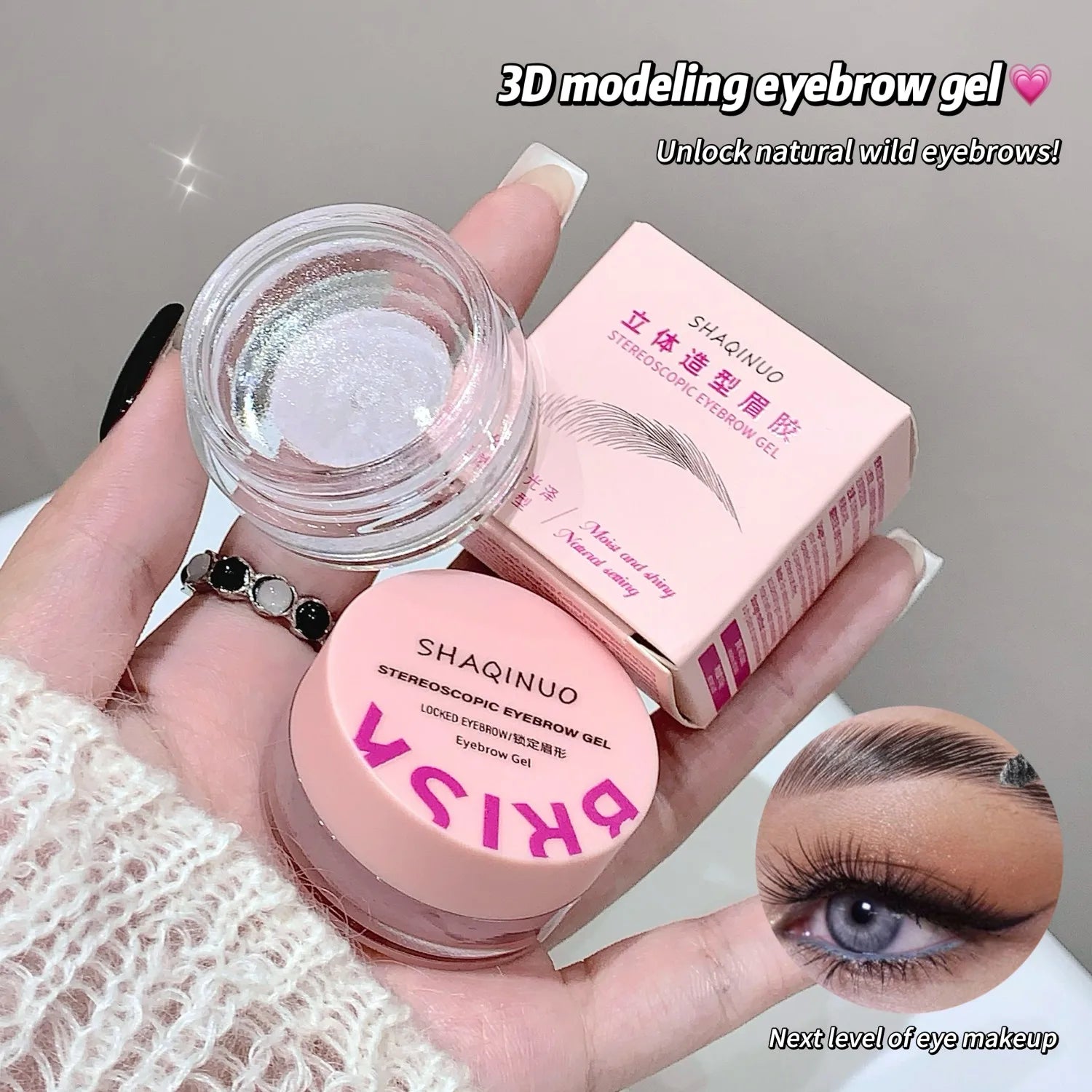 Three-dimensional Eyebrow Shaping Soap
