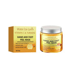Vitamin c and turmeric hand wax mask
