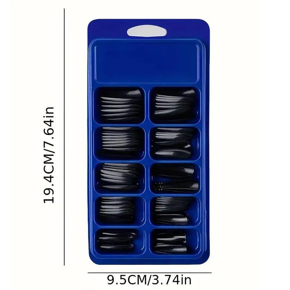 120pcs Long Coffin False nails