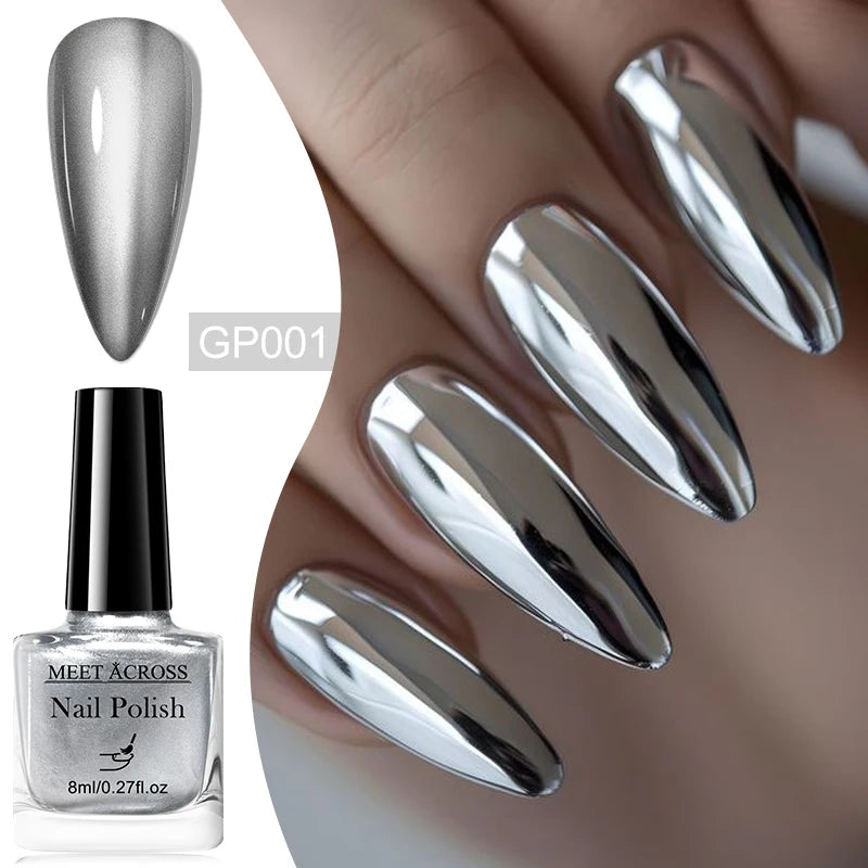8ml Metallic Nail Polish