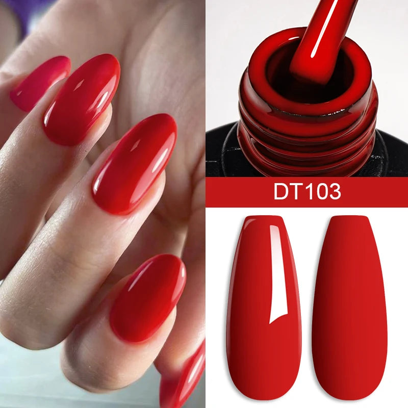 MEET ACROSS Red Series Gel Nail Polish