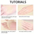 Vitamin c and turmeric hand wax mask