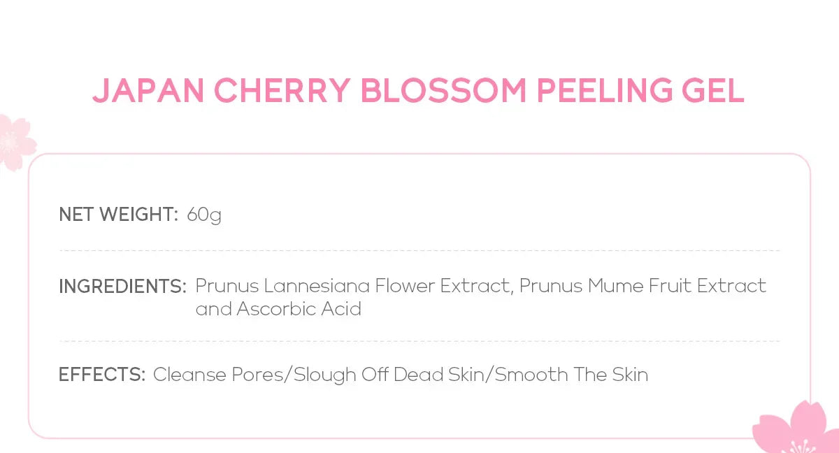 Sakura Face Exfoliating Gel