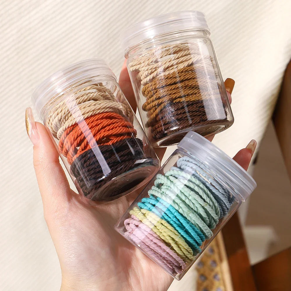 50Pcs Simplicity Hair Ties