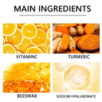 Vitamin c and turmeric hand wax mask