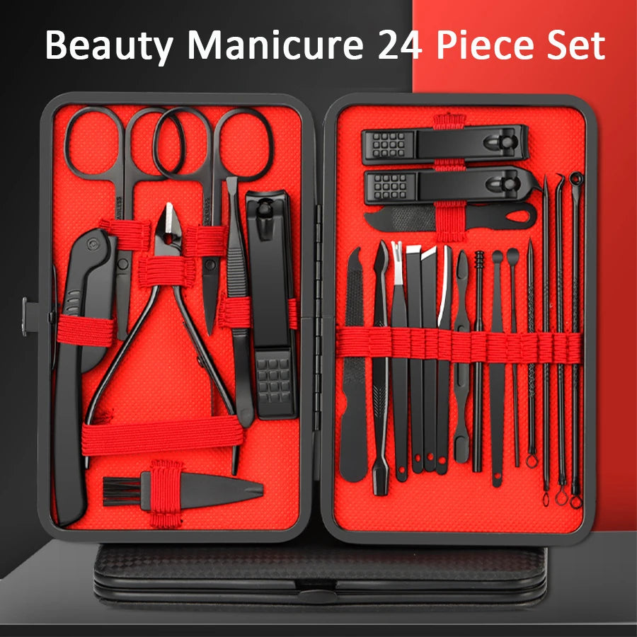 7/18/24PCS Professional Manicure Set